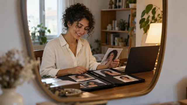 Oyunculuk ajansı başvurusu için pencere ışığında sade bir duvar önünde doğal portre fotoğrafı çektiren aday